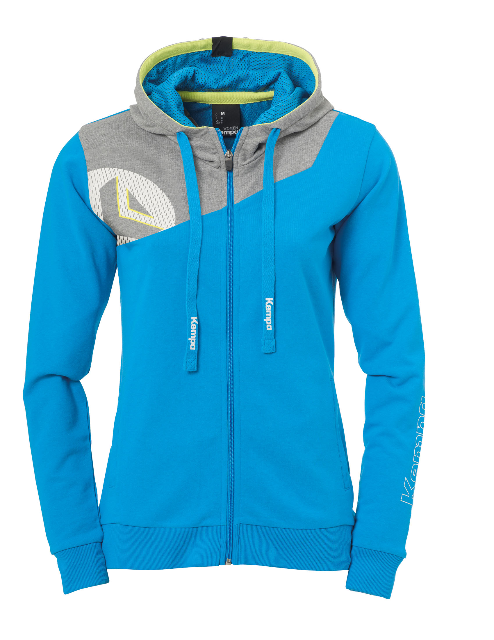 Felpa Con Cappuccio Kempa Core 2.0 Unisex Adulto - Grigio Melange, Cotone E Poliestere, Tasche Laterali - 3
